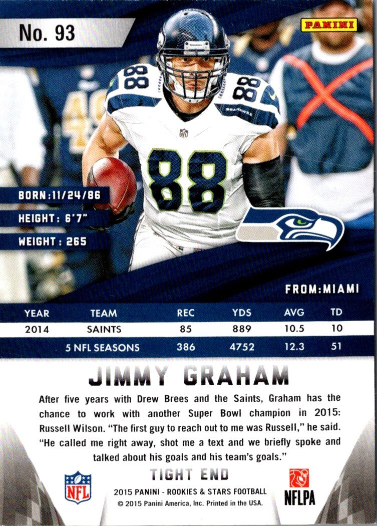 2015 Panini Rookies & Stars Jimmy Graham