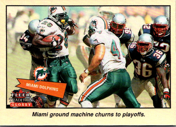 2001 Fleer Tradition Glossy Miami Dolphins #354