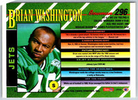 1993 Bowman Football Brian Washington #296