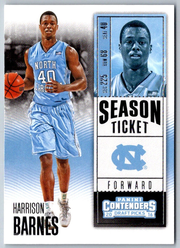 2016 Panini Contenders Draft Picks Harrison Barnes #35