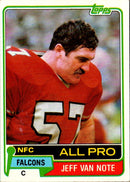 1981 Topps Jeff Van Note