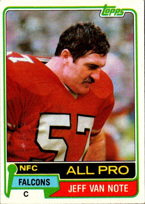 1981 Topps Jeff Van Note #70