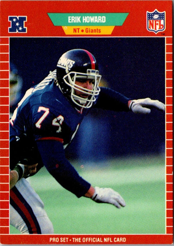 1989 Pro Set Erik Howard #284