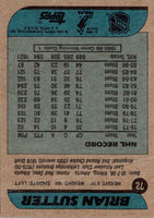 1986 O-Pee-Chee Brian Sutter #72