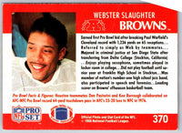 1990 Proset Webster Slaughter #370