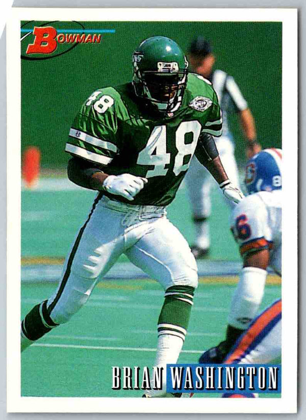 1993 Bowman Football Brian Washington #296