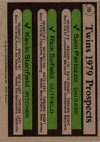 1979 Topps Twins Prospects - Sam Perlozzo/Rick Sofield/Kevin Stanfield #709 Rookie