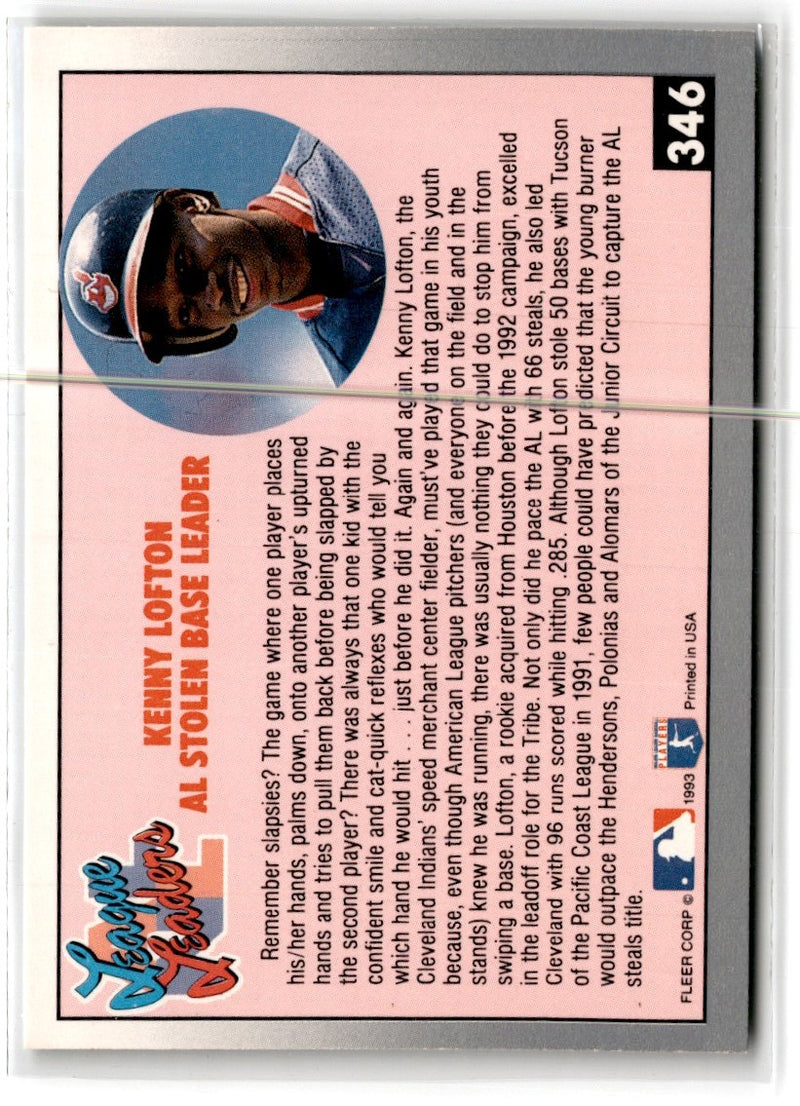 1993 Fleer Kenny Lofton