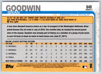 2019 Topps Brian Goodwin #640