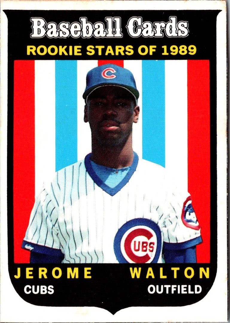 1989 Baseball Card Magazine '59 Topps Replicas Jerome Walton