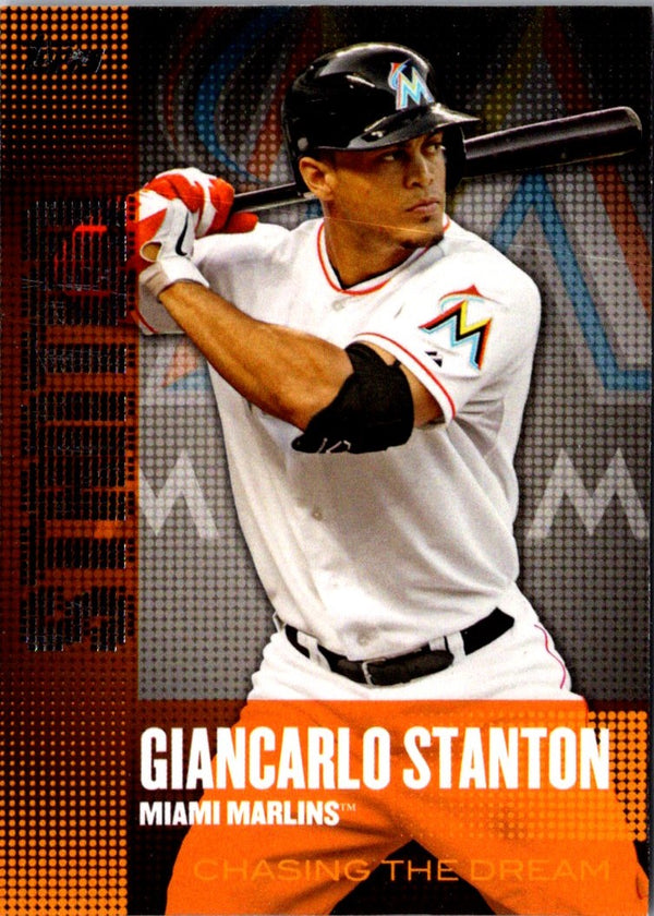 2013 Topps Chasing the Dream Giancarlo Stanton #CD-10