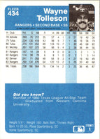 1984 Fleer Wayne Tolleson #434