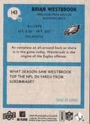 2009 Upper Deck Brian Westbrook