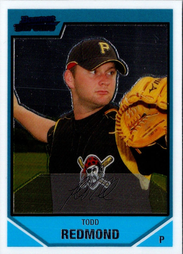 2007 Bowman Chrome Prospects Todd Redmond #BC202