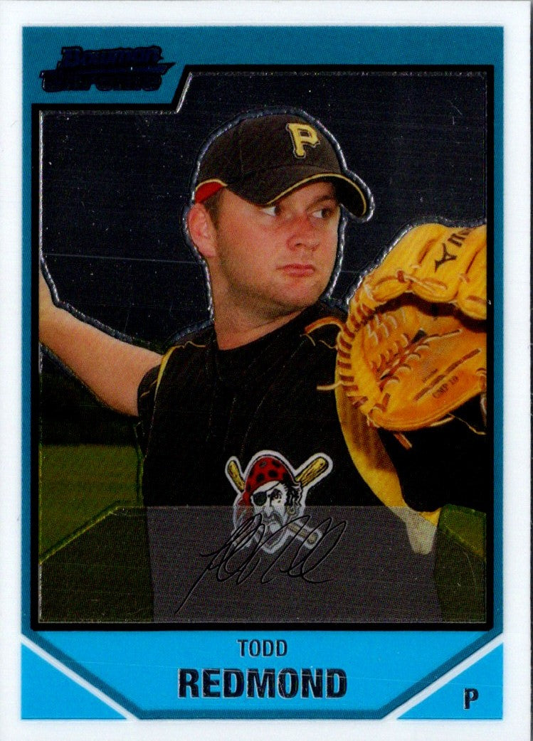 2007 Bowman Chrome Prospects Todd Redmond