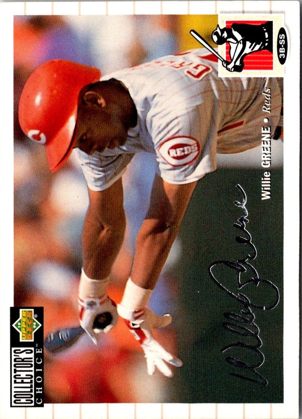 1994 Collector's Choice Silver Signature Willie Greene #116