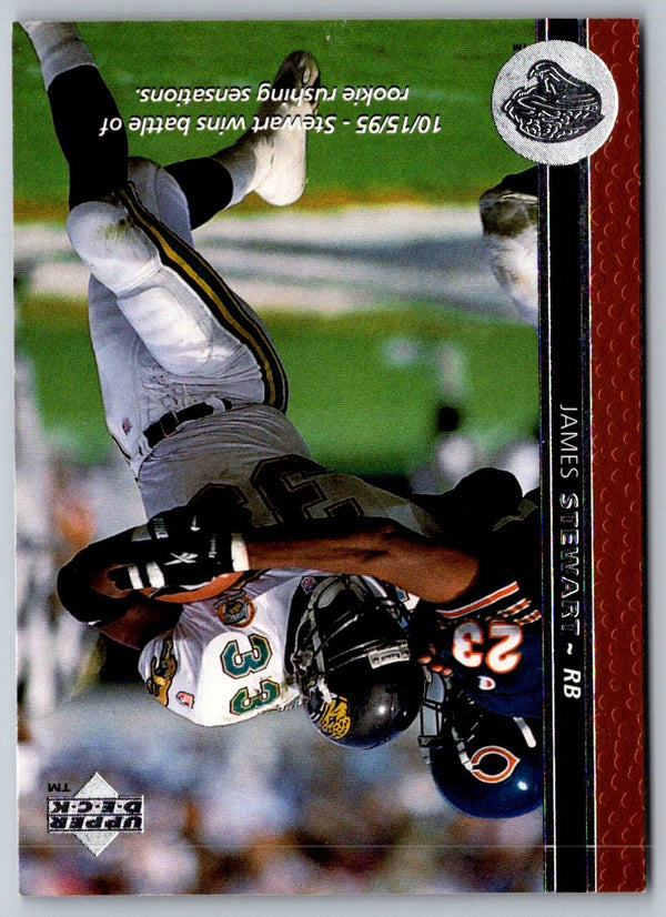 1996 Upper Deck Silver Helmet Cards Mark Brunell/James O. Stewart #AC4