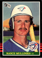 1985 Donruss Rance Mulliniks #485
