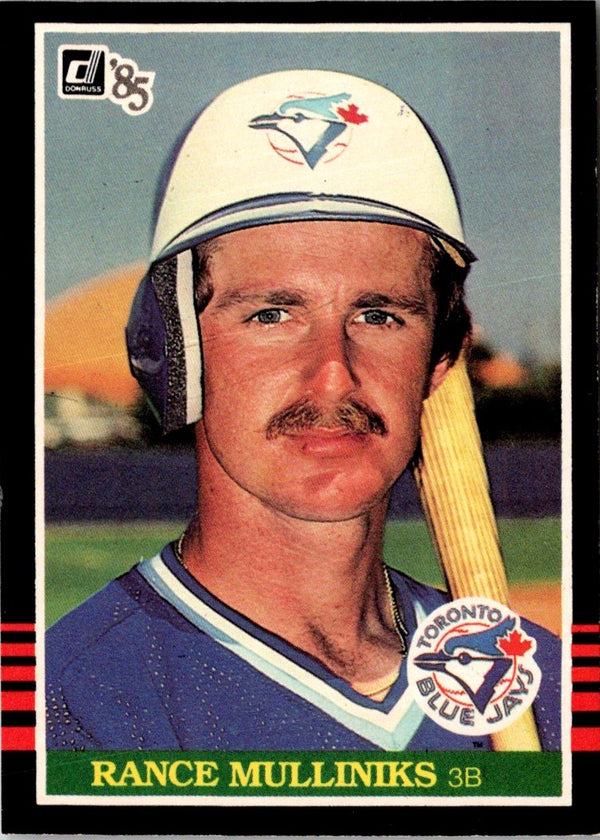 1985 Donruss Rance Mulliniks #485