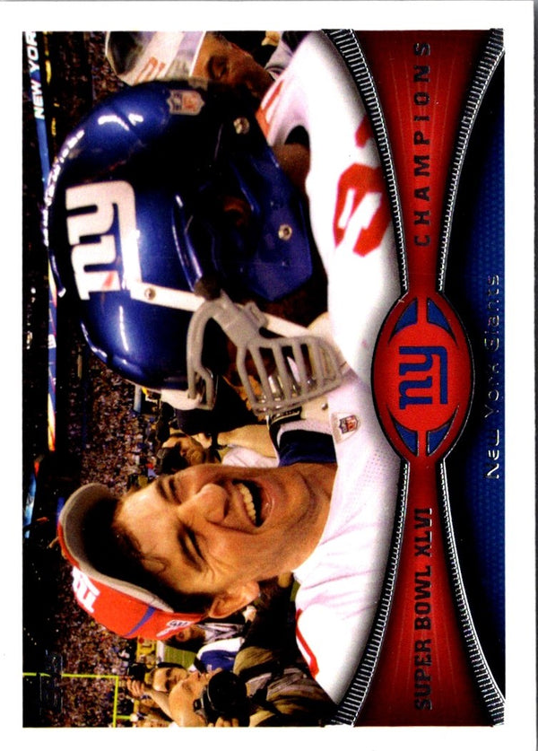 2012 Topps New York Giants Super Bowl XLVI Champions #422