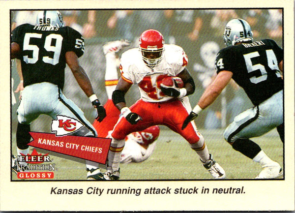 2001 Fleer Tradition Glossy Kansas City Chiefs #353
