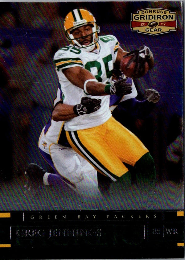 2007 Donruss Gridiron Gear Greg Jennings #22