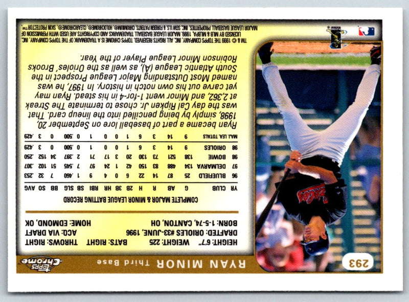 1999 Topps Ryan Minor