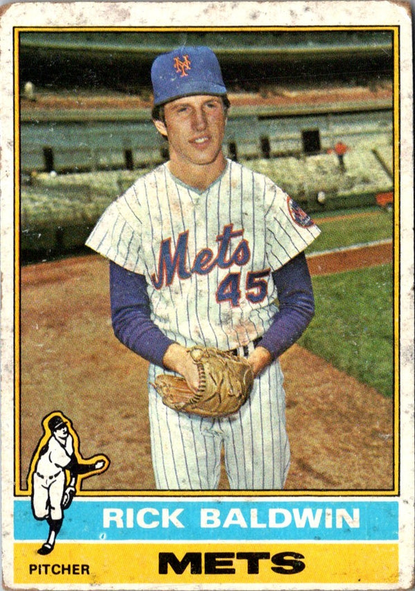 1976 Topps Rick Baldwin #372 Rookie