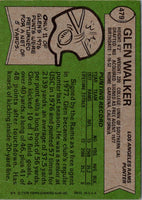 1978 Topps Glen Walker #479 Rookie