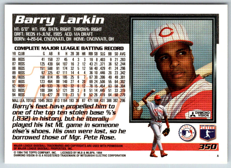 1993 Topps Barry Larkin