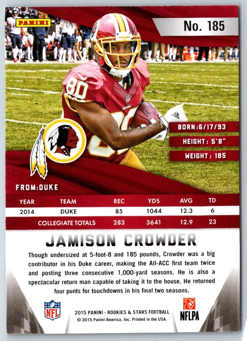 2015 Panini Rookies & Stars Jamison Crowder