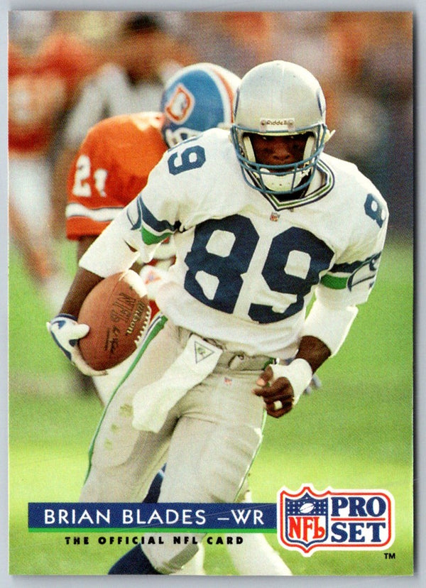 1992 Pro Set Power Brian Blades #89