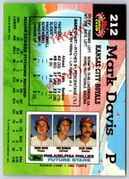 1992 Stadium Club Mark Davis #212