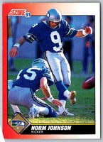 1991 Score Norm Johnson #146