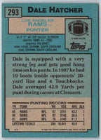 1988 Topps Dale Hatcher #293