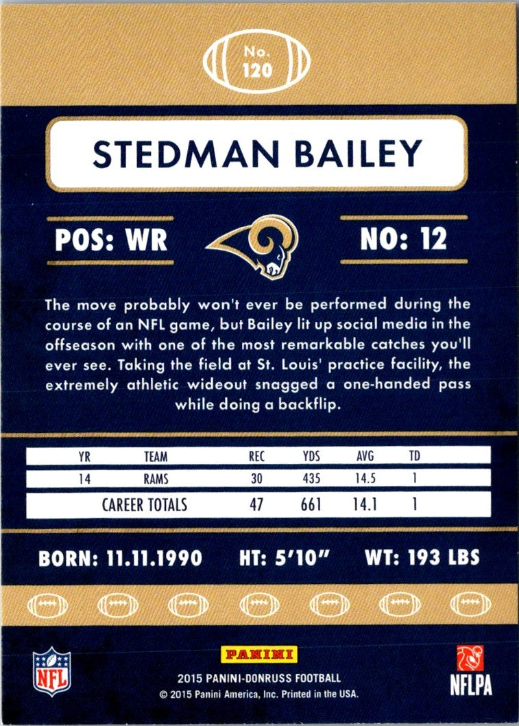 2015 Donruss Stedman Bailey