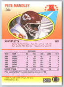 1990 Fleer Pete Mandley