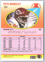 1990 Fleer Pete Mandley #204