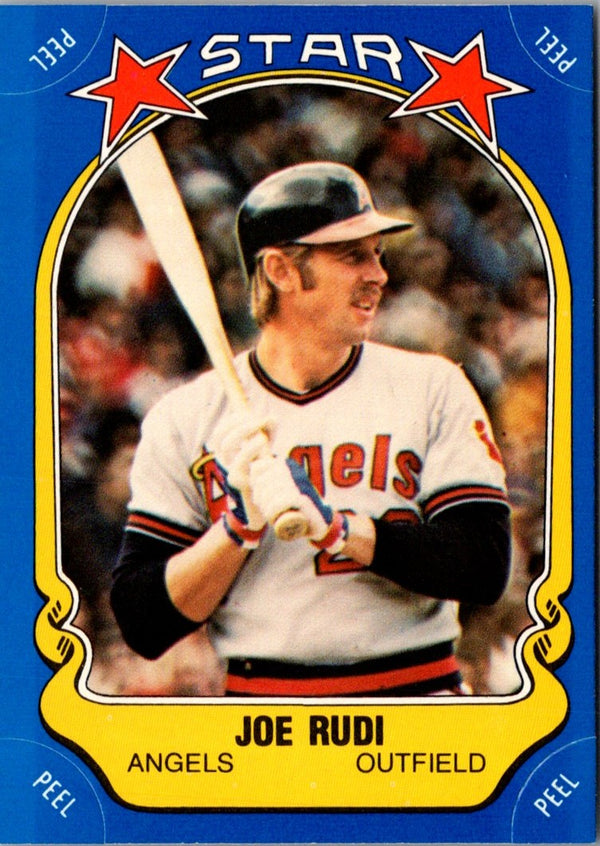 1981 Fleer Star Stickers Joe Rudi #113