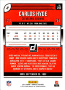 2018 Donruss Carlos Hyde