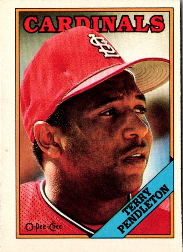 1988 O-Pee-Chee Terry Pendleton #105