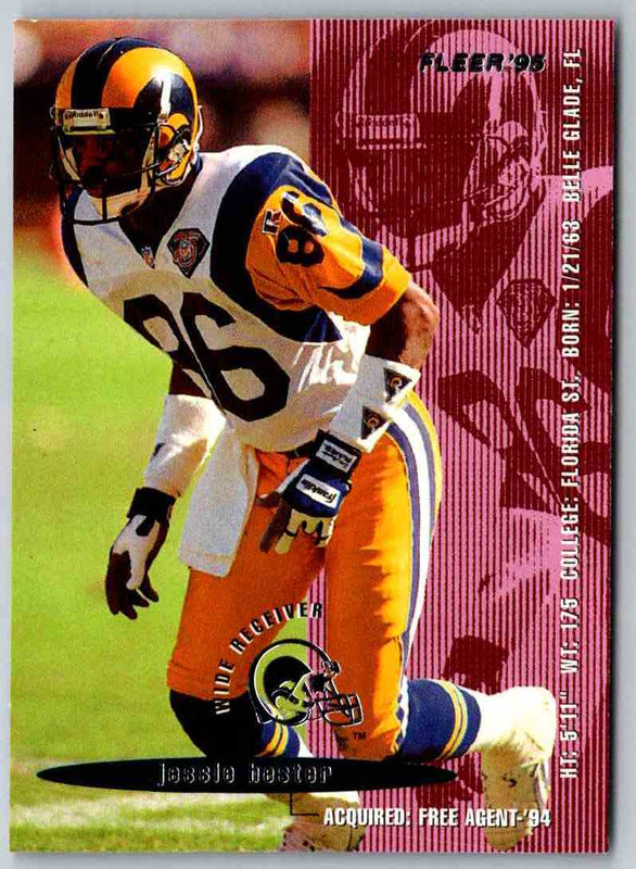 1995 Fleer Jessie Hester #206