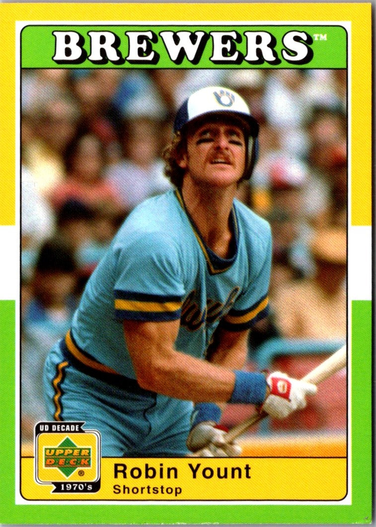 2001 Upper Deck Decade 1970's Robin Yount