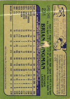 1982 O-Pee-Chee Brian Kingman #231