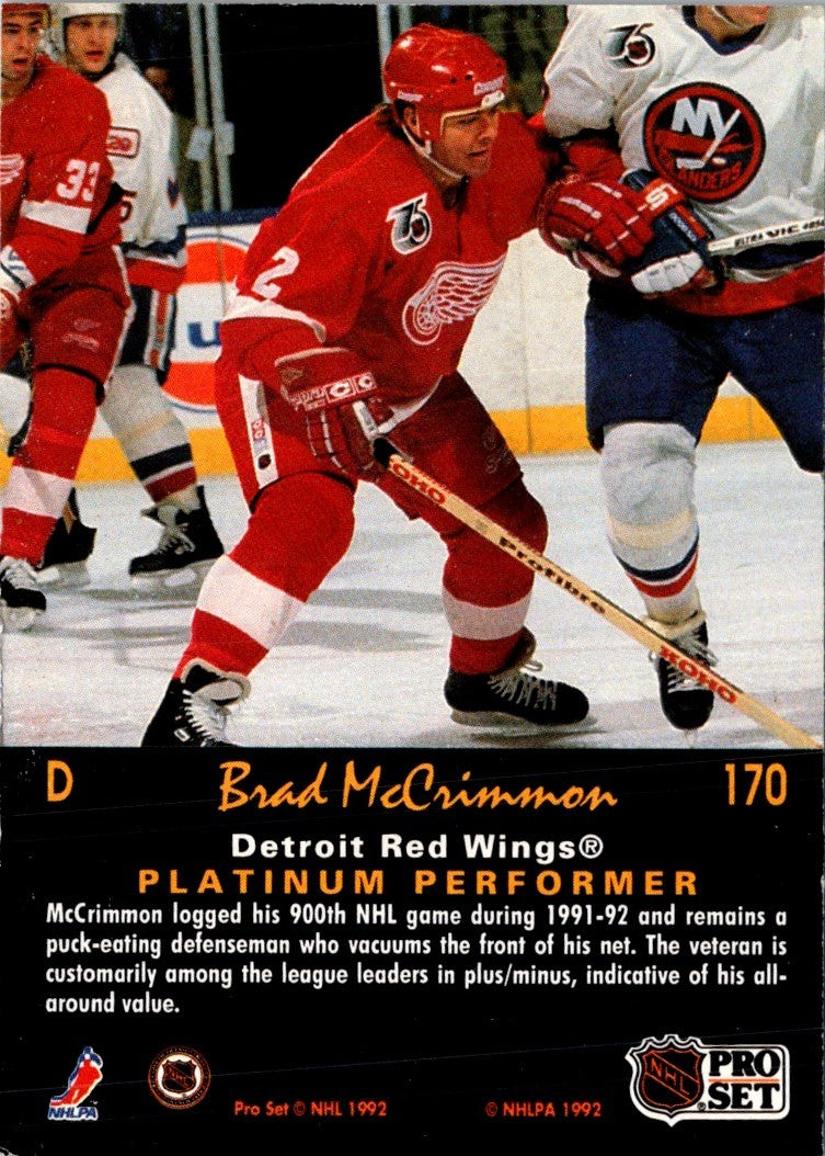 1997 Pro Set Brad McCrimmon