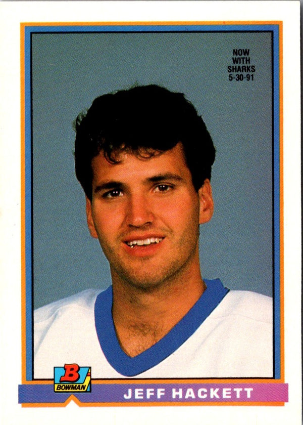 1991 Bowman Jeff Hackett #219