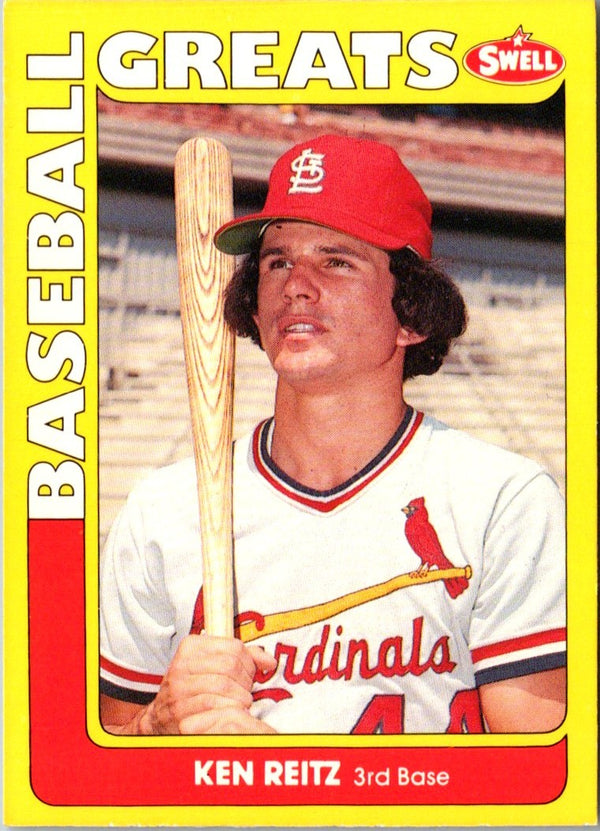 1991 Swell Baseball Greats Ken Reitz #119