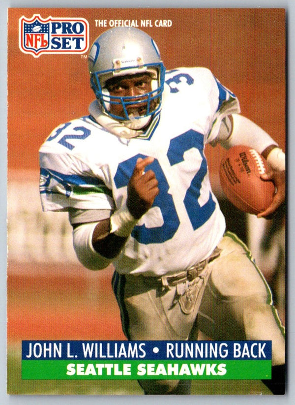 1991 Pro Set John L. Williams #304