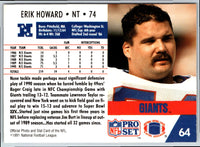 1992 Stadium Club Erik Howard #74