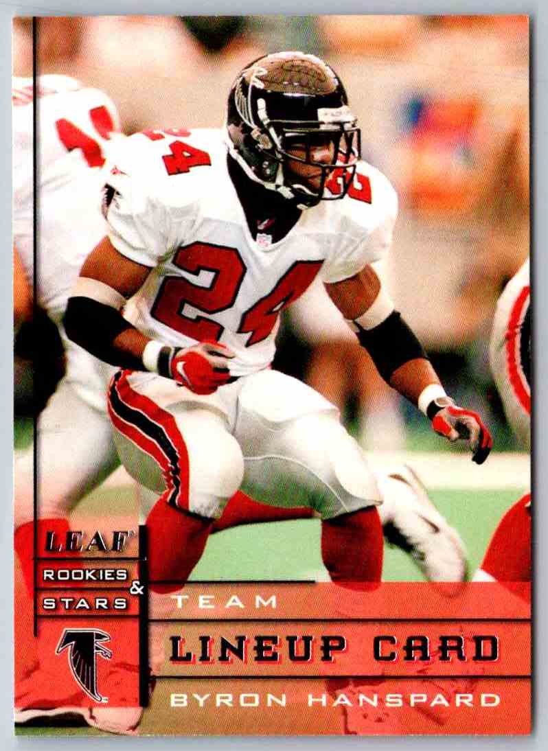 1998 Leaf Rookies And Stars Byron Hanspard